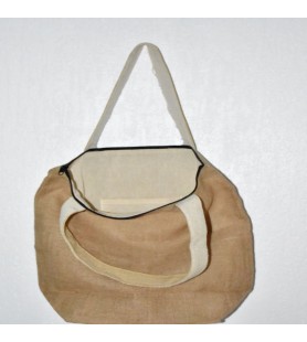 Eco Jute Tas blanco ontwerp