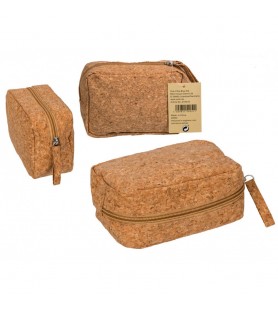 Cork Toilet bag in natural...