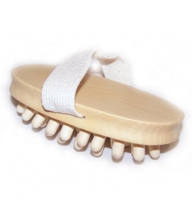 Anti-cellulite wooden massager