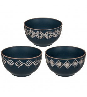 Bowls, blue and white...