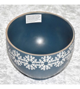 Bowls, blue and white...