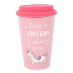 Ceramic  unicorn Travel Mug